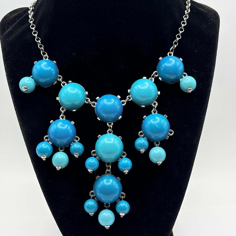 Blue Multi Beaded Necklace